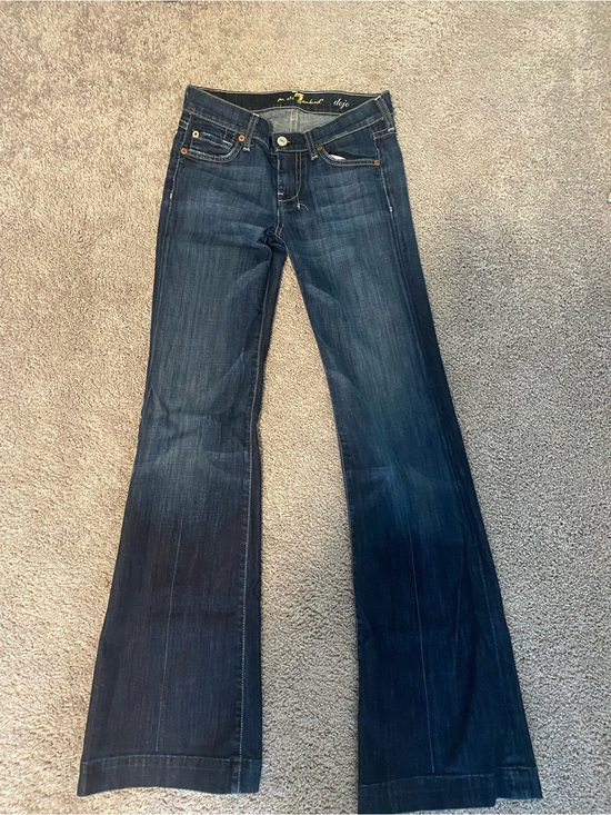7 For All Mankind Denim - 7 For All Mankind Dojo Flare Bootcut Jeans - Size 25